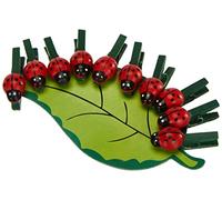 Unbekannt Rayher - Pinzas de Madera marienkã ¤ Fer, 2,5 cm, 10 Unidades