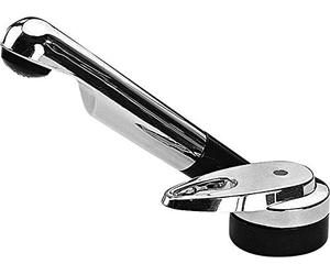 Unbekannt Reich Grifo de cerámica mono, grifo de cocina, grifo microinterruptor, caño giratorio, negro