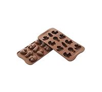 Unbekannt silikomart | SCG31 Molde de Silicona para Bombones Choco Baby, Antiadherente, 12 Bombones, Pack de 1 Molde para Bombones, Easy Choc, 107 x 21 mm, h 17 mm, Made in Italy