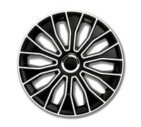 Unbekannt - Tapacubos petex Conjunto 14 Pulgadas voltec Pro Negro/Blanco (1350 a 3629)