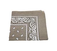 Unbekannt [Vendedor del Reino Unido] Bandana para hombre/mujer, cachemira, 100% algodón, color marrón claro, talla única