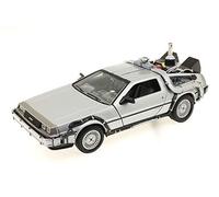 Unbekannt Welly - Maqueta del Delorean de Regreso al Futuro II (Escala: 1/24, Metal)