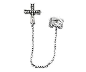 Unbekannt Widmann ? ac2257 ? Pendientes gothisches Cruz