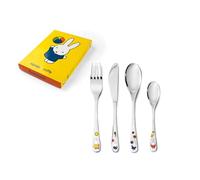 Unbekannt - Zilverstad Miffy - cubertería Infantil (4 Piezas, Acero Inoxidable)