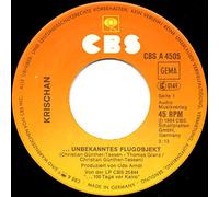 ...Unbekanntes Flugobjekt/Das blonde Mädchen vom Amt (7" Vinyl Single)(1984)(CBS A 4505)