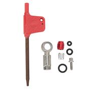 Unbilkdas Kit de llave de bandera roja T8, herramienta de reparación de bricolaje, menos acero y aluminio, acceso para RED HRD ETAP S900 ELI, directo