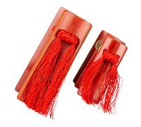 UNbit Bamboo Allegro, badajo, 1 par de viejos bambú Allegro The Clapper Platos tradicionales de bambú Kuaiban for instrumentos musicales for adultos Percusión de madera tradicional china Kuaiban Aldul