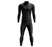 UNBIT Traje de triatlón for Hombre, Traje de Ciclismo, Mono, Pantalones de Manga Larga con Bolsillos, Jersey de Ciclismo de montaña, Mono(01,Small)