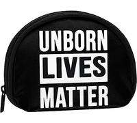 Unborn Lives Matter Elige la Vida Mujeres y niñas Lindo Monedero de Moda Cartera Bolsa Cambio Bolsa Llavero