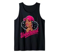 Unbothered Black Woman African American Afro Queen Camiseta sin Mangas