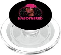 Unbothered Black Woman African American Afro Queen PopSockets PopGrip para MagSafe