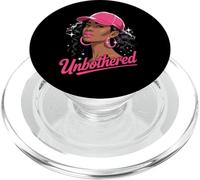 Unbothered Black Woman African American Afro Queen PopSockets PopGrip para MagSafe