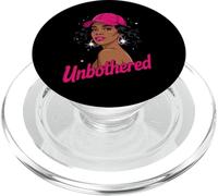 Unbothered Black Woman African American Afro Queen PopSockets PopGrip para MagSafe