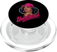 Unbothered Black Woman African American Afro Queen PopSockets PopGrip para MagSafe