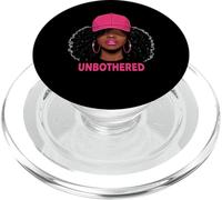 Unbothered Black Woman African American Afro Queen PopSockets PopGrip para MagSafe