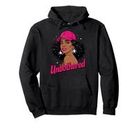 Unbothered Black Woman African American Afro Queen Sudadera con Capucha