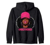 Unbothered Black Woman African American Afro Queen Sudadera con Capucha