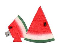 Unbrand Flash Drive Memory Stick Lindo Pen Drives portátiles 128 GB USB 2.0 Flash Disk Fruta de la sandía Pen Drive Data Storage Unidad Flash