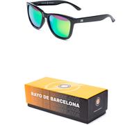 Unbranded - Varios Gafas de Sol Rayo de Barcelona, Unisex, Black-Yellow
