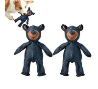 Unbreak Bear Dog Toy, Unbreakable Squeaky Dog Toys, Unbreakable Bear Pet Toy, Dog Toys Indestructible for Heavy Chewers & Powers Chewers (2PCS)