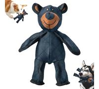 Unbreaka-Bear, Juguetes Indestructibles para Perros con Masticadores Agresivos, Juguetes Irrompibles para Masticar con Sonido, Juguete de Peluche Resistente y Duradero para Perros Grandes (1PC)