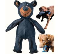Unbreaka Bear - Oso de peluche irrompible 2.0 para perros, masticadores agresivos, juguete chirriante indestructible, mantenlos ocupados, duradero, resistente, juguete masticador para perros de raza
