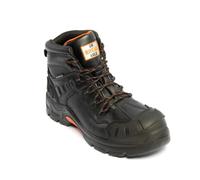 Unbreakable Hurricane II - Botas de trabajo para hombre, S3, ligeras, antideslizantes, puntera compuesta, impermeables, a prueba de pinchazos, calzado de trabajo y utilidad para hombre, Black, 47 EU