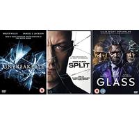 Unbreakable/Split/Glass 3 Film Collection DVD - M. Night Shyamalan 3 Films Collection DVD - Unbreakable - Split - Glass DVD