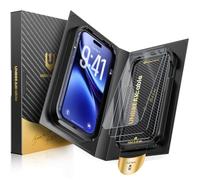 UNBREAKcable iPhone 17 Pro Protector de Pantalla [Pack de 3], Cristal Templado con Tecnología Auto-Align para Instalación Fácil, Dureza 9H, Anti-Huellas, Ultra-Claro, Protección Completa, 6,3 Pulgadas