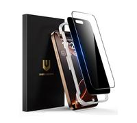 UNBREAKcable Paquete de 2 Protectores de Pantalla para iPhone 16 Pro Max - 1 Vidrio Templado de Privacidad + 1 Vidrio Transparente Irrompible [Instalación Fácil] Antirrayas para iPhone de 6,7 Pulgadas