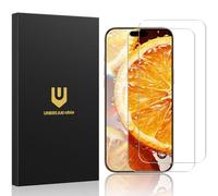 UNBREAKcable Protector de Pantalla Antirreflectante para iPhone 16 Pro Max, Cristal Templado con Dureza 9H, Antihuellas, Pureza Mejorada, Antiluz Azul, Fácil de Instalar, Paño de Limpieza