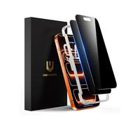 UNBREAKcable Protector de Pantalla de Privacidad para iPhone 17 Pro Max, Vidrio Templado Inastillable [Verdadero Antiespía de 28°] [Dureza 9H] [Marco de Fácil Instalación] Protector Privado para iPhon