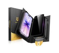 UNBREAKcable Protector de pantalla de privacidad para iPhone 17, vidrio templado antiespía de 28° con kit de eliminación automática de polvo, fácil instalación sin burbujas, protección de cobertura