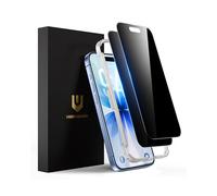 UNBREAKcable Protector de Pantalla de Privacidad para iPhone 17, Vidrio Templado Inastillable [Verdadero Antiespía de 28°] [Dureza 9H] [Marco de Fácil Instalación] Protector Privado para iPhone de 6,3