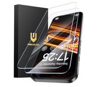 UNBREAKcable Protector de pantalla para iPhone 16 Pro [Pack de 2] Dureza 9H Vidrio Templado Antihuellas, HD Claro, Instalación Sin Polvo