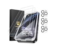 UNBREAKcable Protector de Pantalla para iPhone 16 Pro - Pack de 3, 3 Vidrios Templados + 3 Protectores de Lente de Cámara, Dureza 9H, Alta Definición, Anti-Huellas, 6,3 Pulgadas