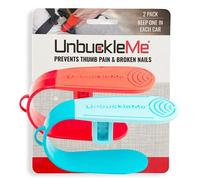 UnbuckleMe Herramienta de liberación de hebilla de asiento de automóvil (como se ve en Shark Tank), ayuda de fácil apertura para artritis, uñas largas, niños mayores, empujador de botones para bebés,