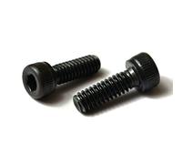 UNC 4 # -40 de acero de aleación 100pcs hexagonal Socket Head Cap Tornillos de rosca, 12,9 grado, Full, métricas, knuled tornillo de cabeza negro