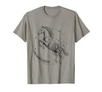 Unchained Speed Wild Horse Libertad Movimiento rápido Poder Camiseta