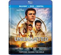 Uncharted (Blu-ray) Tom Holland Mark Wahlberg Sophia Ali (Importación USA)