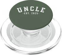 Uncle 2025 Uncle To Be New Uncle Gifts Classic Bold Font PopSockets PopGrip para MagSafe
