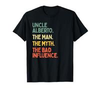 Uncle Alberto Cita El Hombre El Mito La Mala Influencia Divertido Camiseta