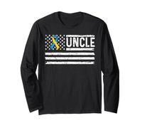 Uncle Flag Blue Yellow Ribbon Down Syndrome Awareness Manga Larga