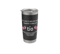 Uncle Godfather Proposal - Quieres Ser Mi Padrino Baby Girl Vaso térmico de acero inoxidable de doble pared
