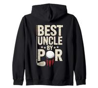 Uncle Golf Best Uncle by Par Funny Golfing Baby Anuncio Sudadera con Capucha
