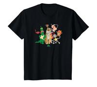 Uncle Grandpa Group Camiseta, Niños, Negro, 12 años