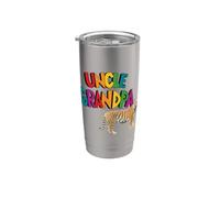 Uncle Grandpa Tiger Logo Vaso térmico de acero inoxidable de doble pared