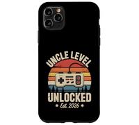 Uncle Level Unlocked 2026 Funny Gamer Gaming Humor Hombres Carcasa para iPhone 11 Pro MAX