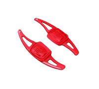 UNCLE LIAO 2 Piezas Levas de Cambio del Volante,Extensiones de levas de Cambio del Volante del automóvil de Apto para VW Golf 7 Golf 8 CC Teramont PHIDEON TAYRON Passat.,B-Red
