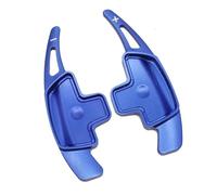 UNCLE LIAO 2 Piezas Levas de Cambio del Volante,Extensiones de levas de Cambio del Volante del automóvil de Apto para Benz S550 Plug-in Hybrid 2015/2016.,B-Blue